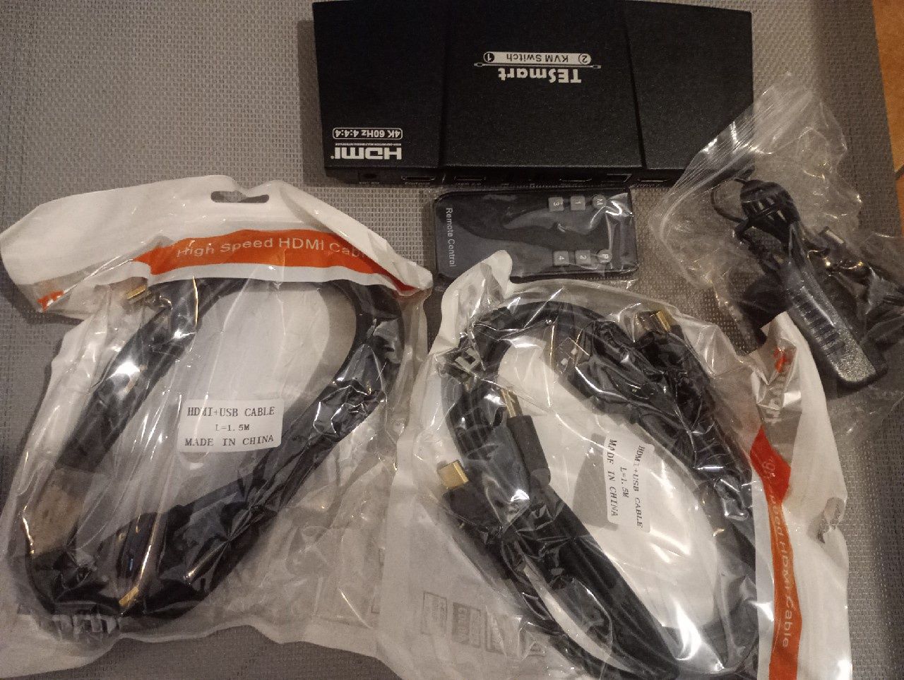 TESmart 2 porty HDMI KVM Switch 4K Ultra HD