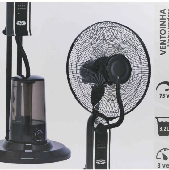 Ventoinha de Pé Nebulizadora 41cm 75W
