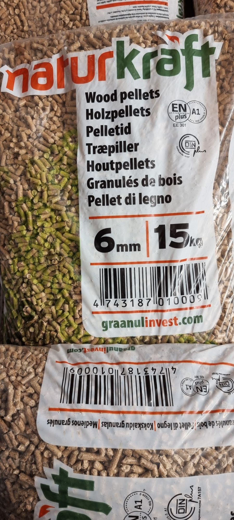 Pellet A1 Plus Din+ FSC NATURKRAFT