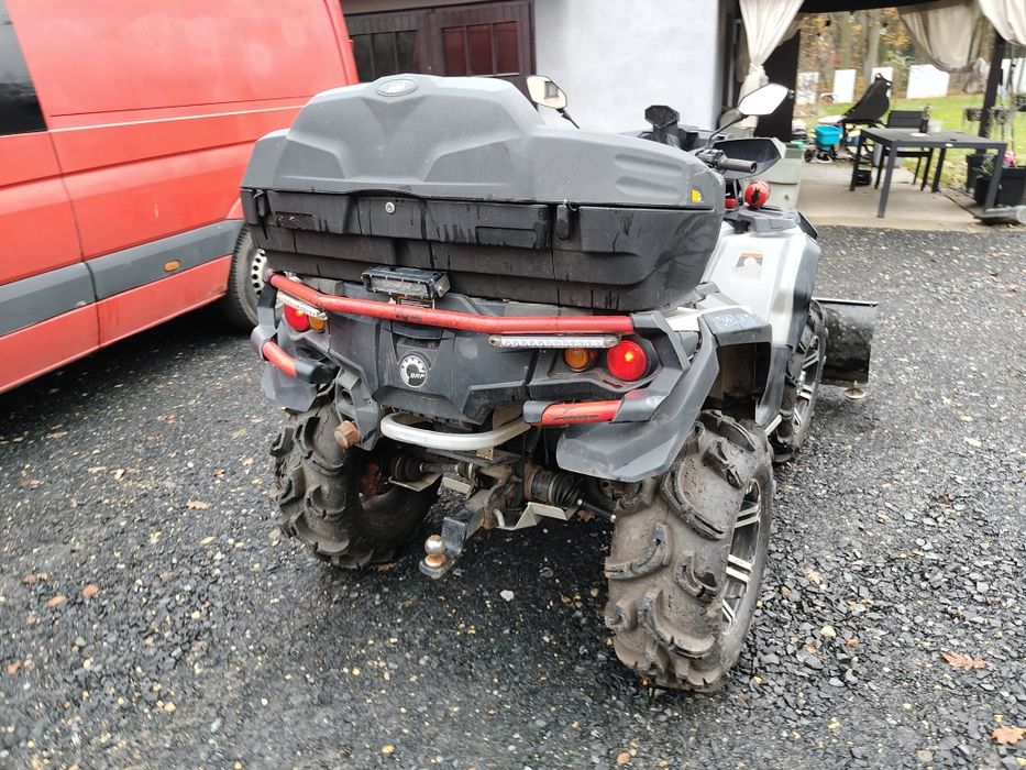 Can am outlander II 1000 pług do odśnieżania