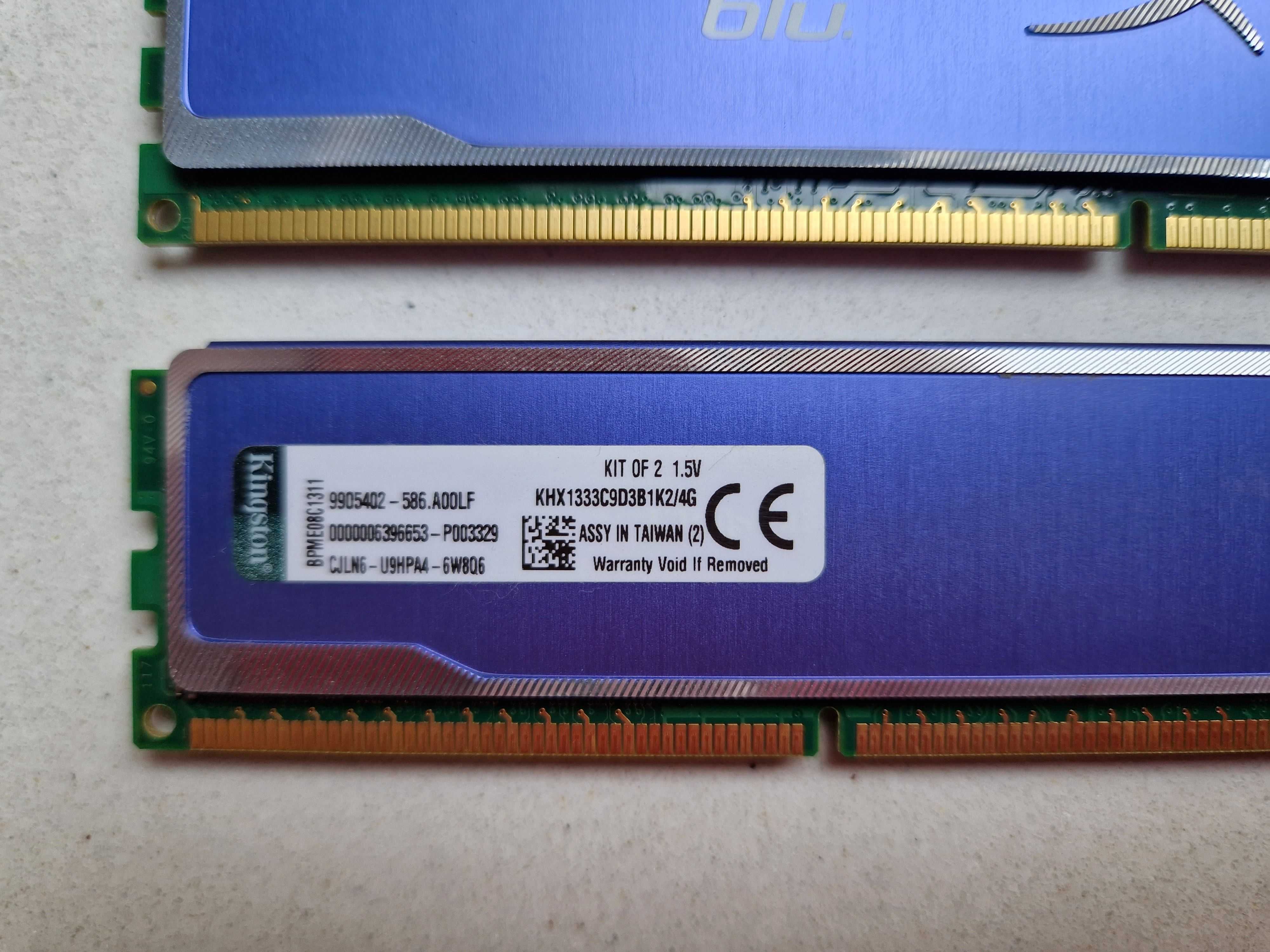 Pamięć RAM DDR3 - 2 kości, 2x2GB, WAW