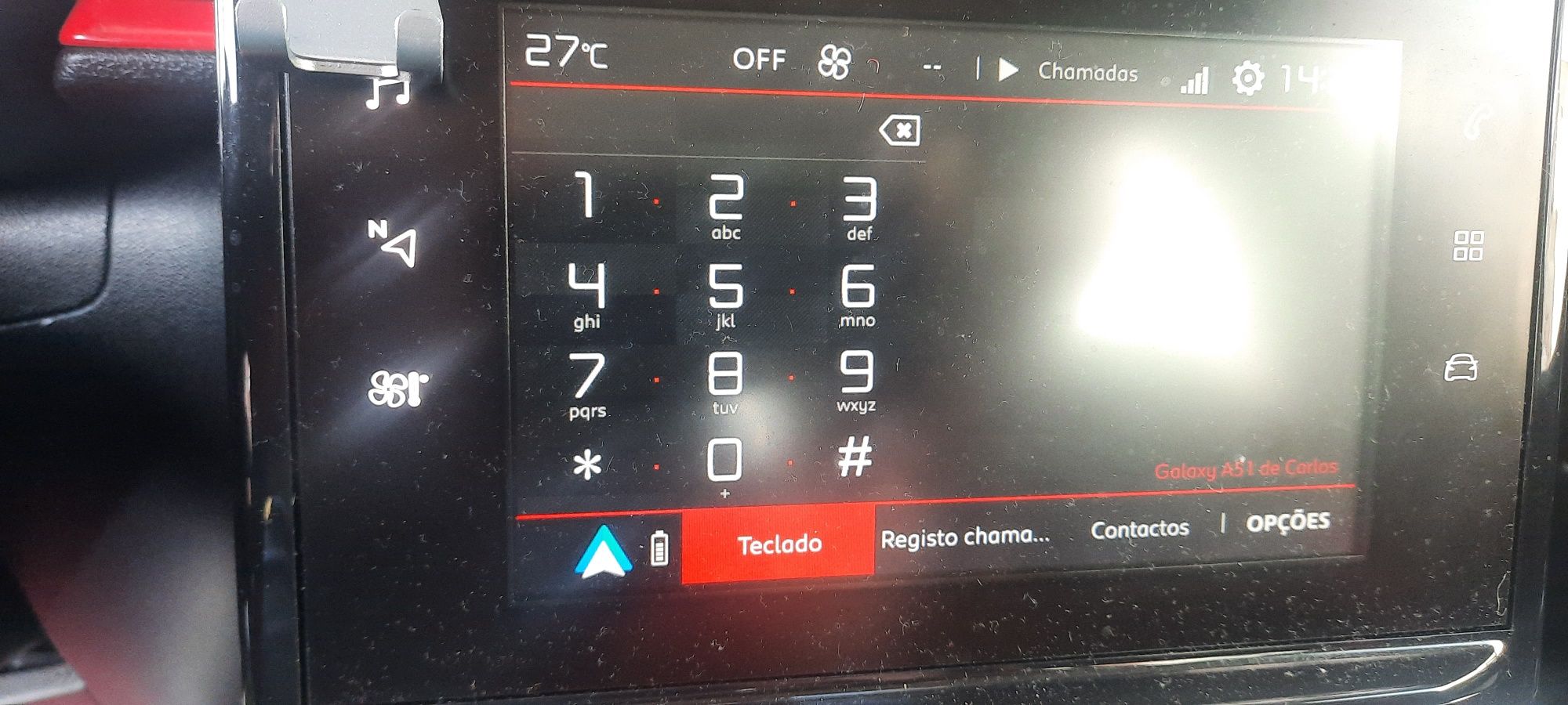 Cabo Type C compatível com Android auto