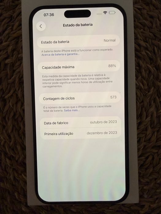 Vendo Iphone 15 Pro Max 256Gb na caixa sem riscos