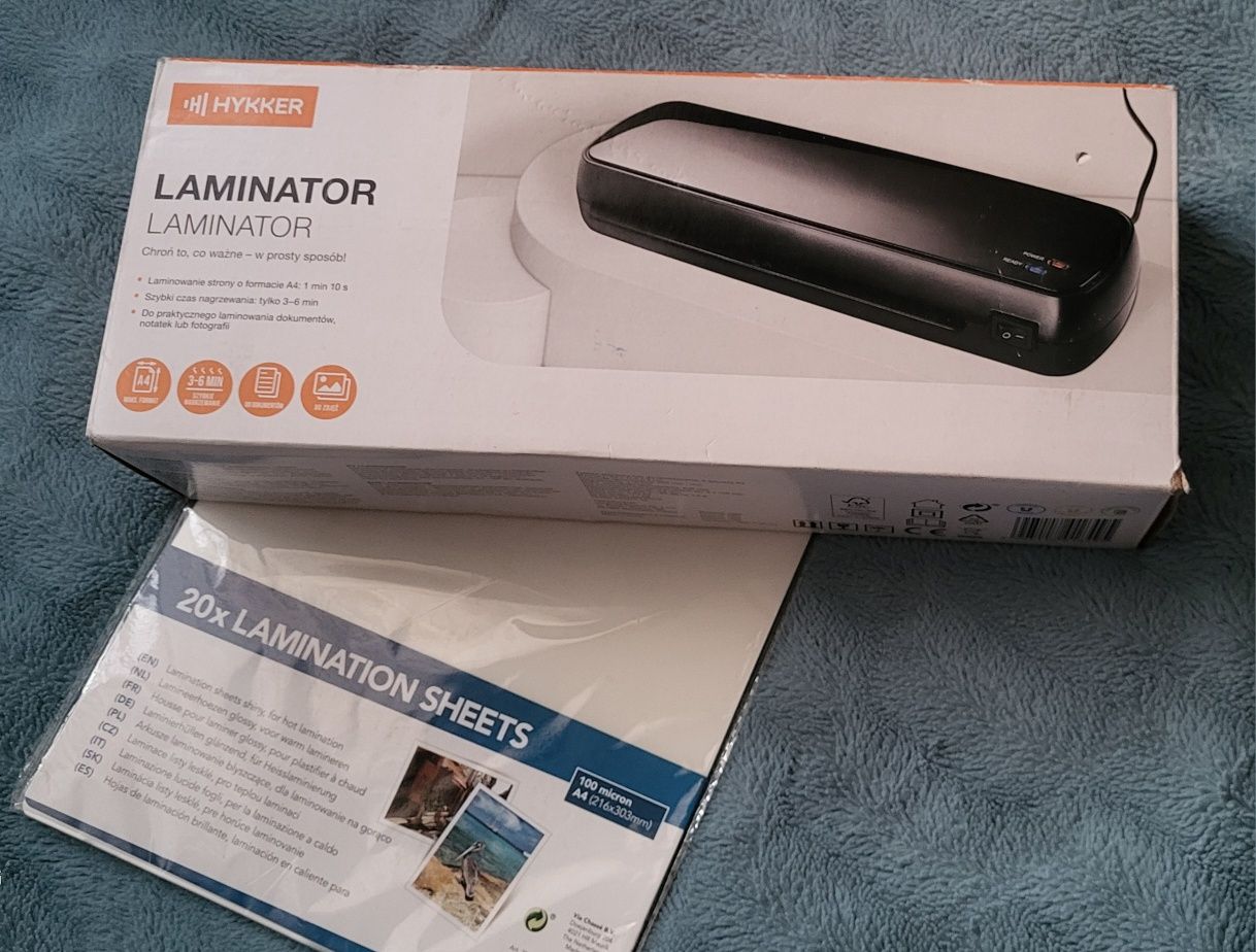 Nowy Laminator A4 + Gratis!