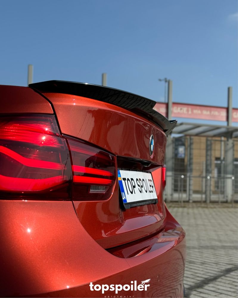 Спойлер накладка лип сабля БМВ BMW 3 F30 Ф30 2012-2018 стиль M4