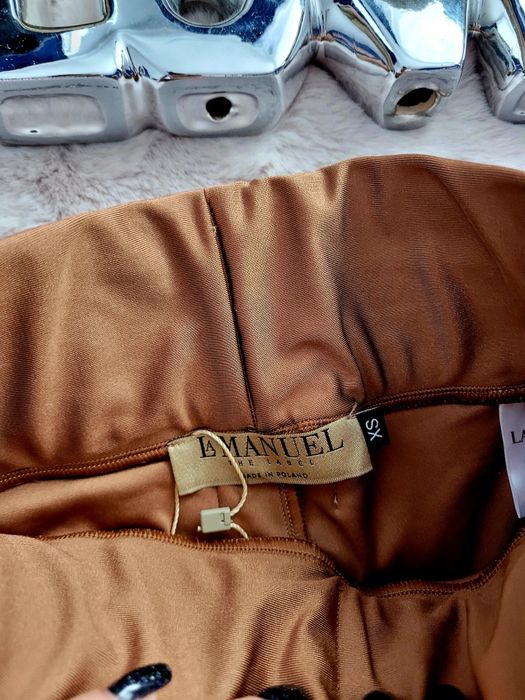 Leginsy lodelujace  La Manuel carmel xs polski producnt Lycra