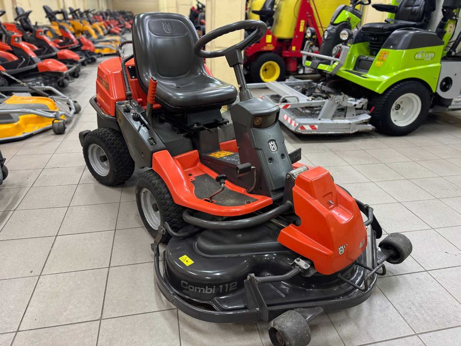 Traktorek Rider Husqvarna PR 18 4X4 KAWASAKI Agregat 112 WSPOMAGANIE