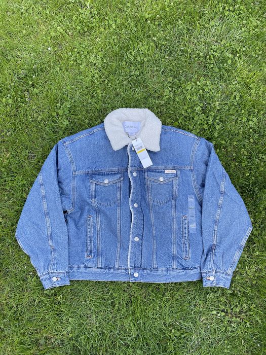Куртка Calvin Klein Шерпа (ck sherpa  jacket oversize)c америки M,L,XL