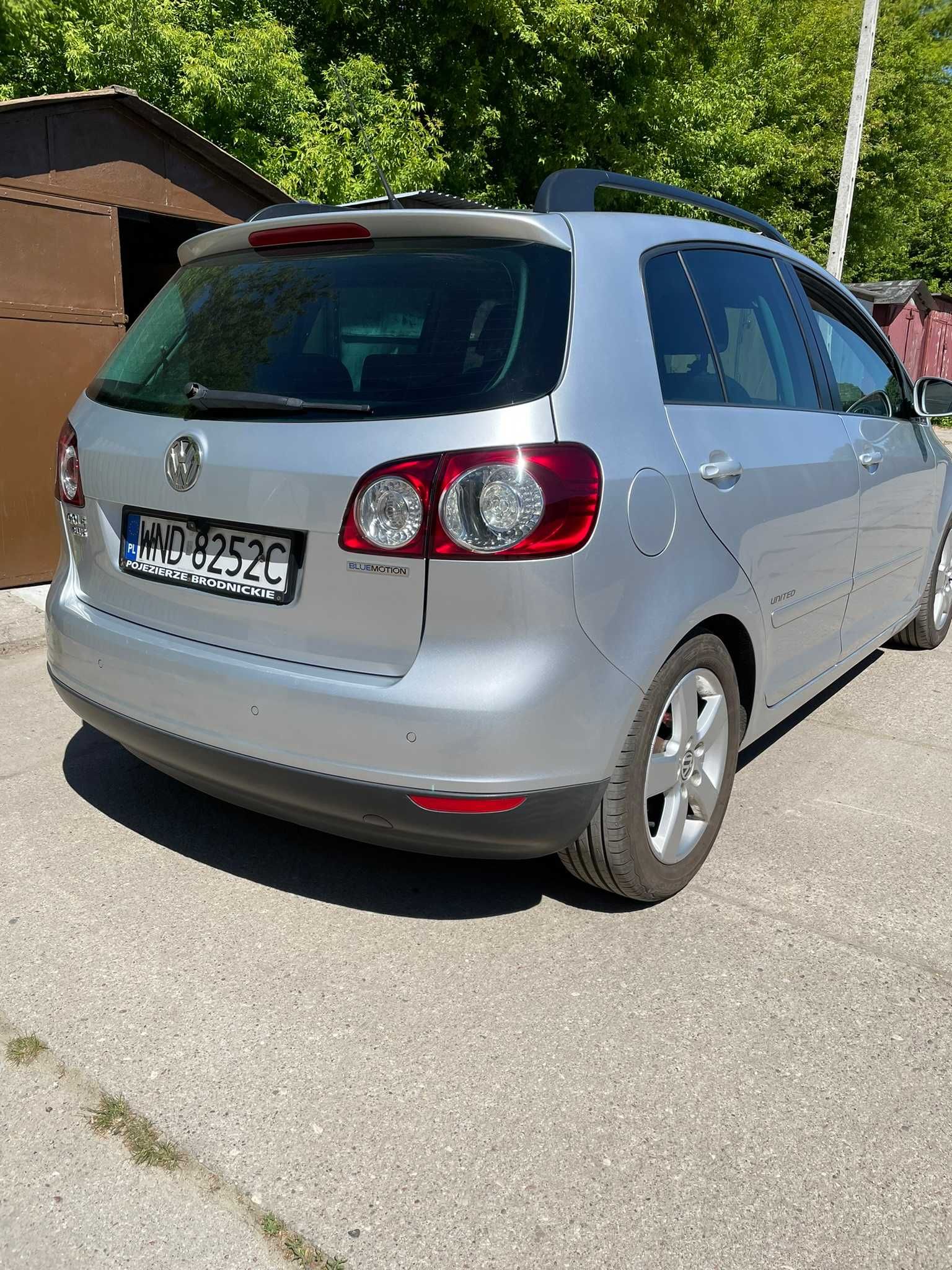 VW Golf PLUS, 1.9TDi, 2008r, Srebrny Metalic