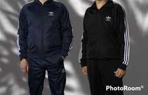 Спортивный мужской костюм Adidas эластик,БОЛЬШИХ РАЗМЕРОВ (Австрия)