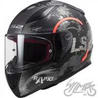 NOWA Kask motocyklowy LS2 FF353 Rapid Circle czarny