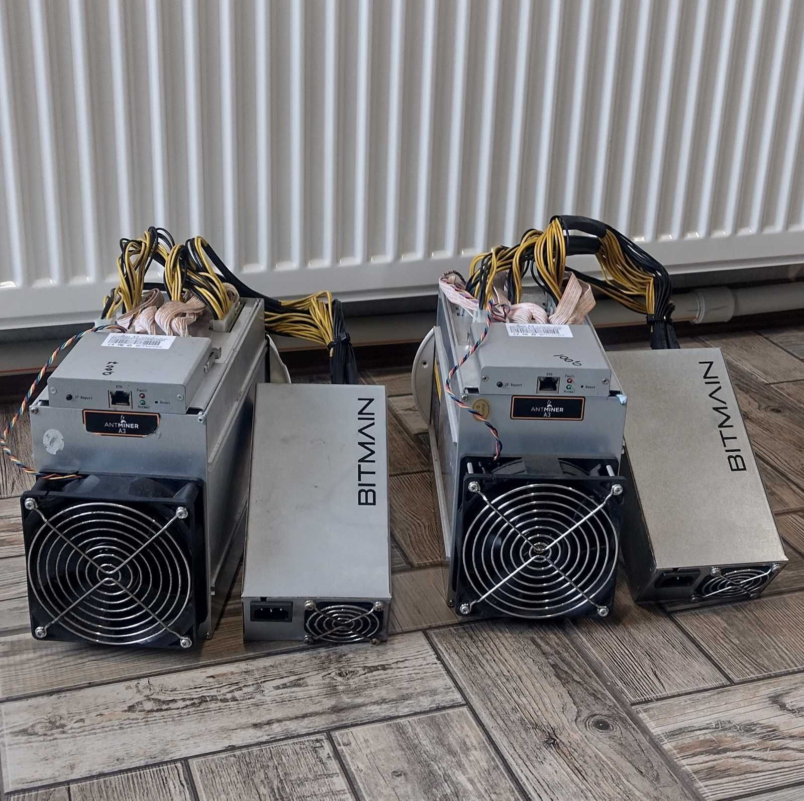 Продам Asic Bitmain Antminer A3 815G  (3000 цена за 2 шт)