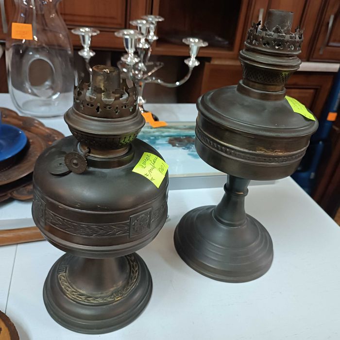 Lampa naftowa mosiądz