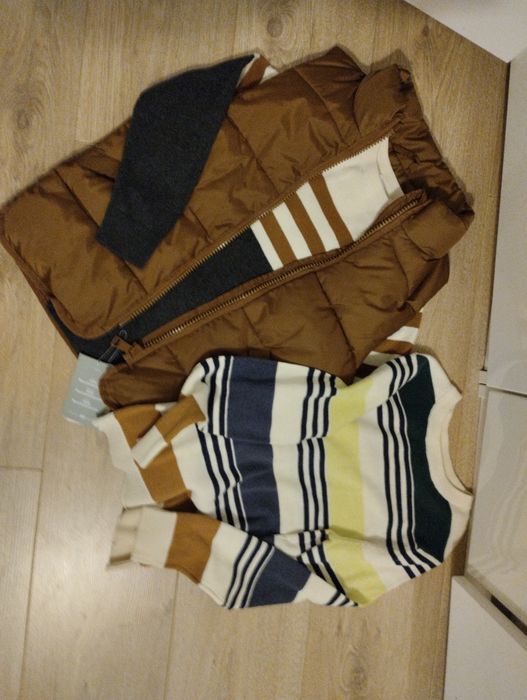 Zestaw noży bezrękawnik +2 sweterki