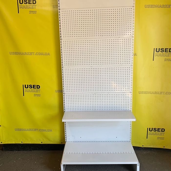 Стелажі перфоровані бу торгові під гачки WIKO в магазин, з перфопанель