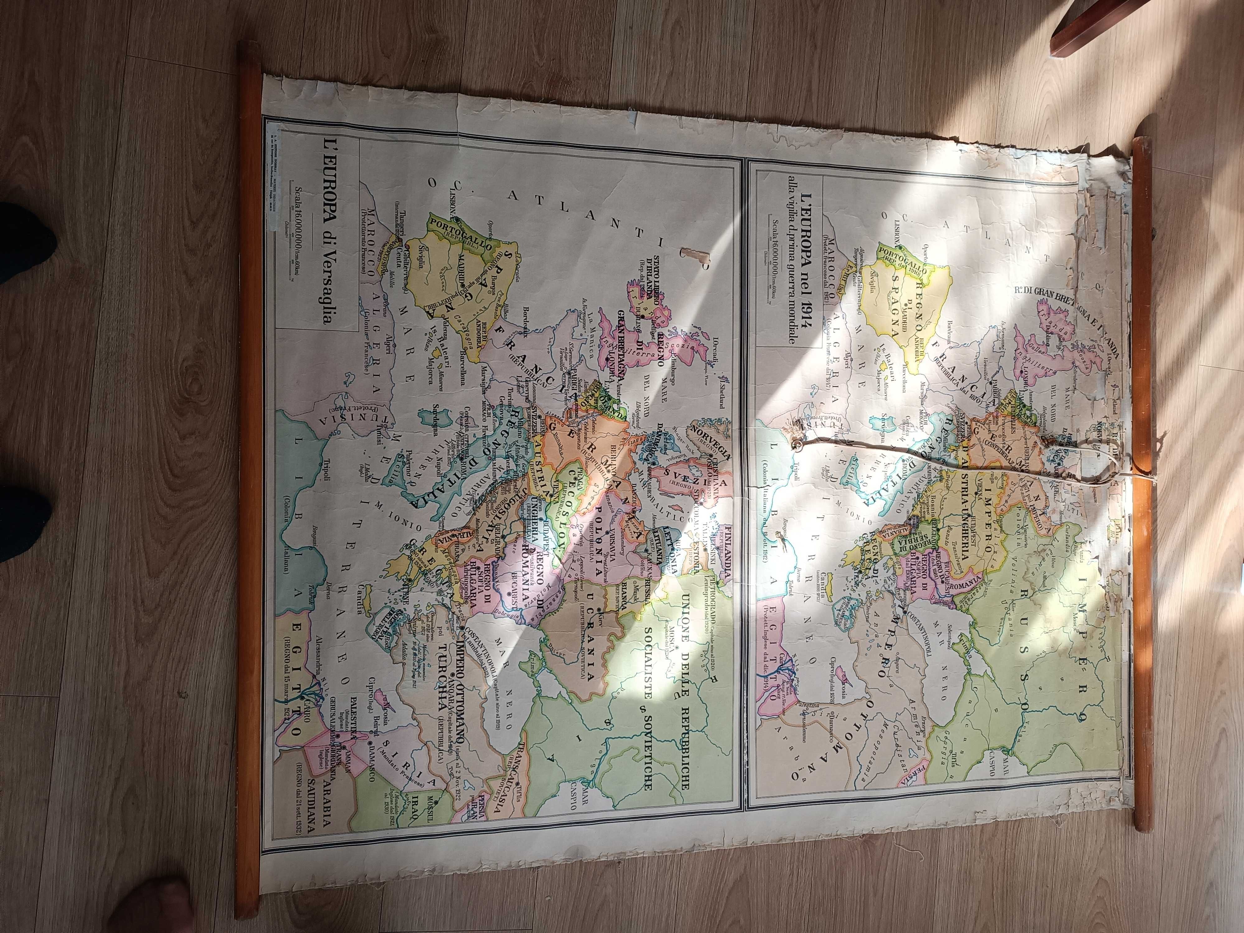 Stara niemiecka mapa antyk