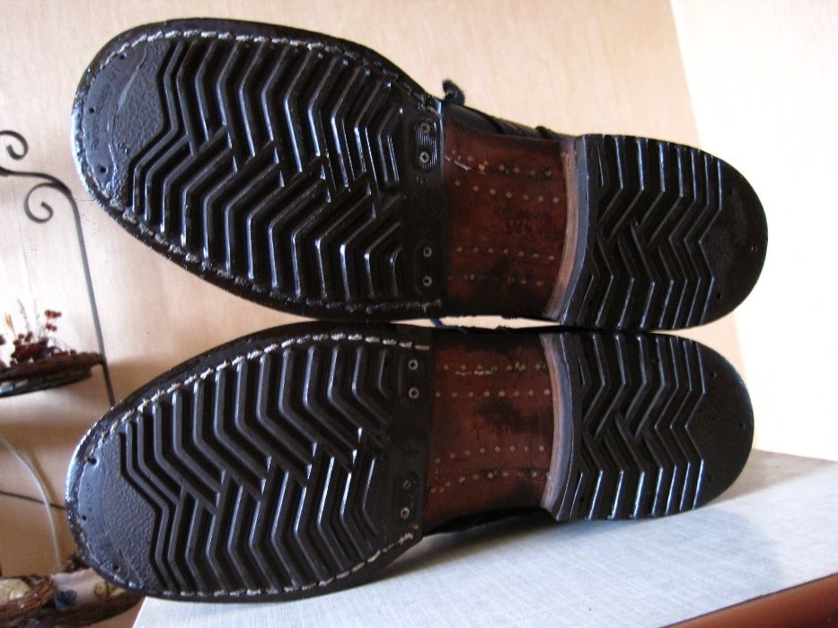 Ботинки кожанные военные старого образца (Бундесвер),ранние