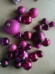 Decoração Natal - bolas e fitas