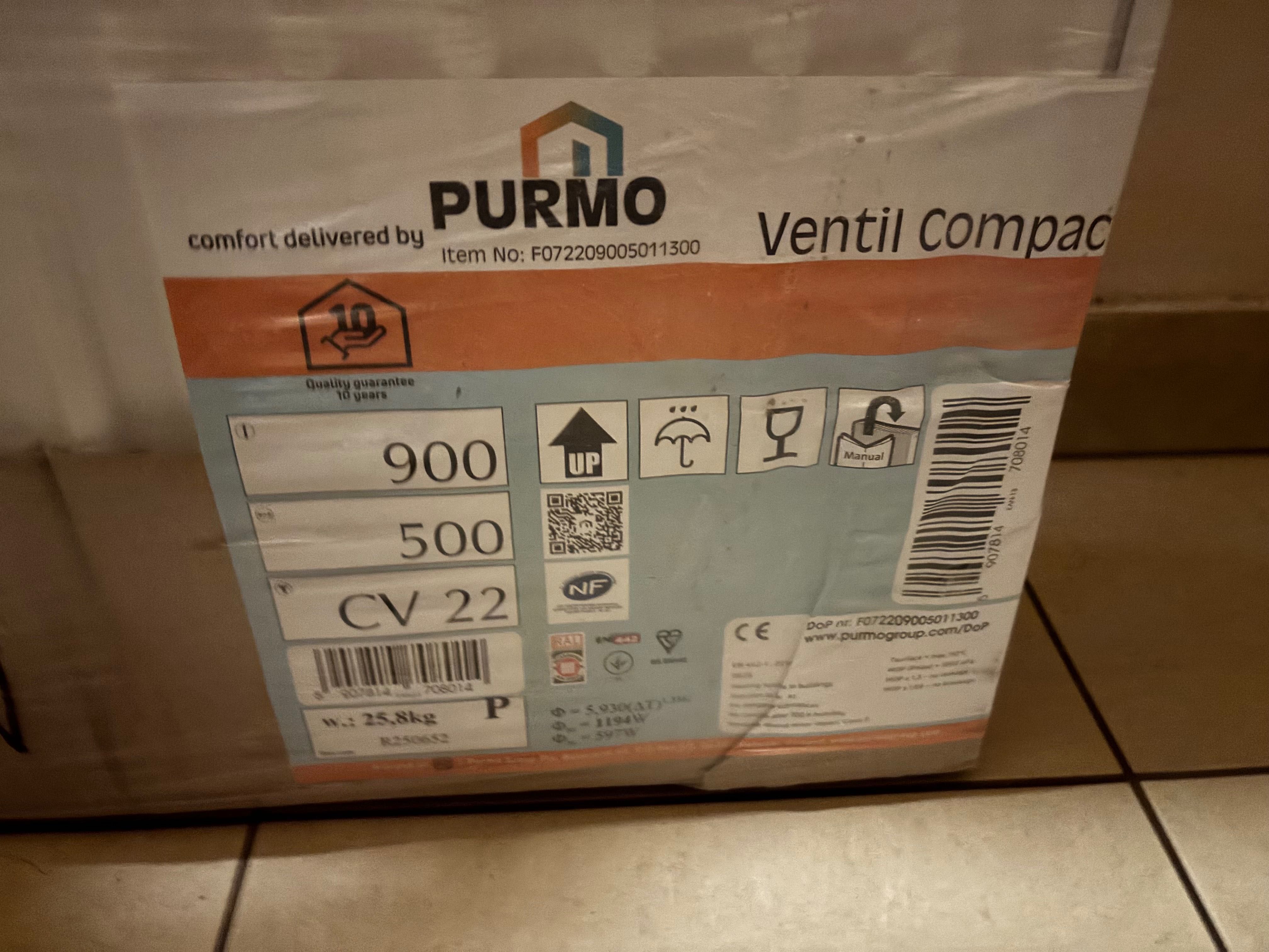 2 nowe grzejniki Purmo cv22 900x500 sprzedam