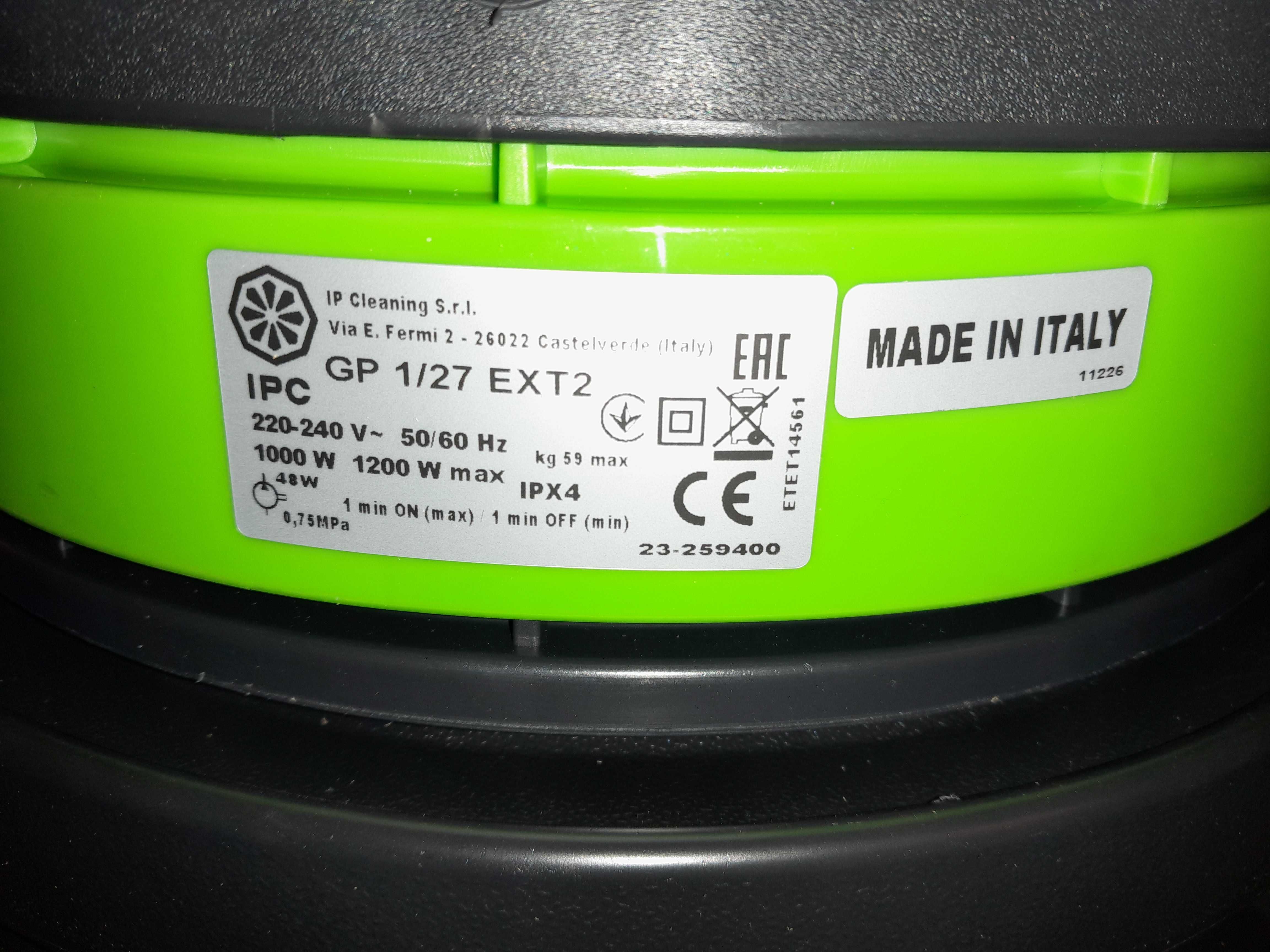 Odkurzacz piorący IPC GP 1/27 EXT Soteco NOWY