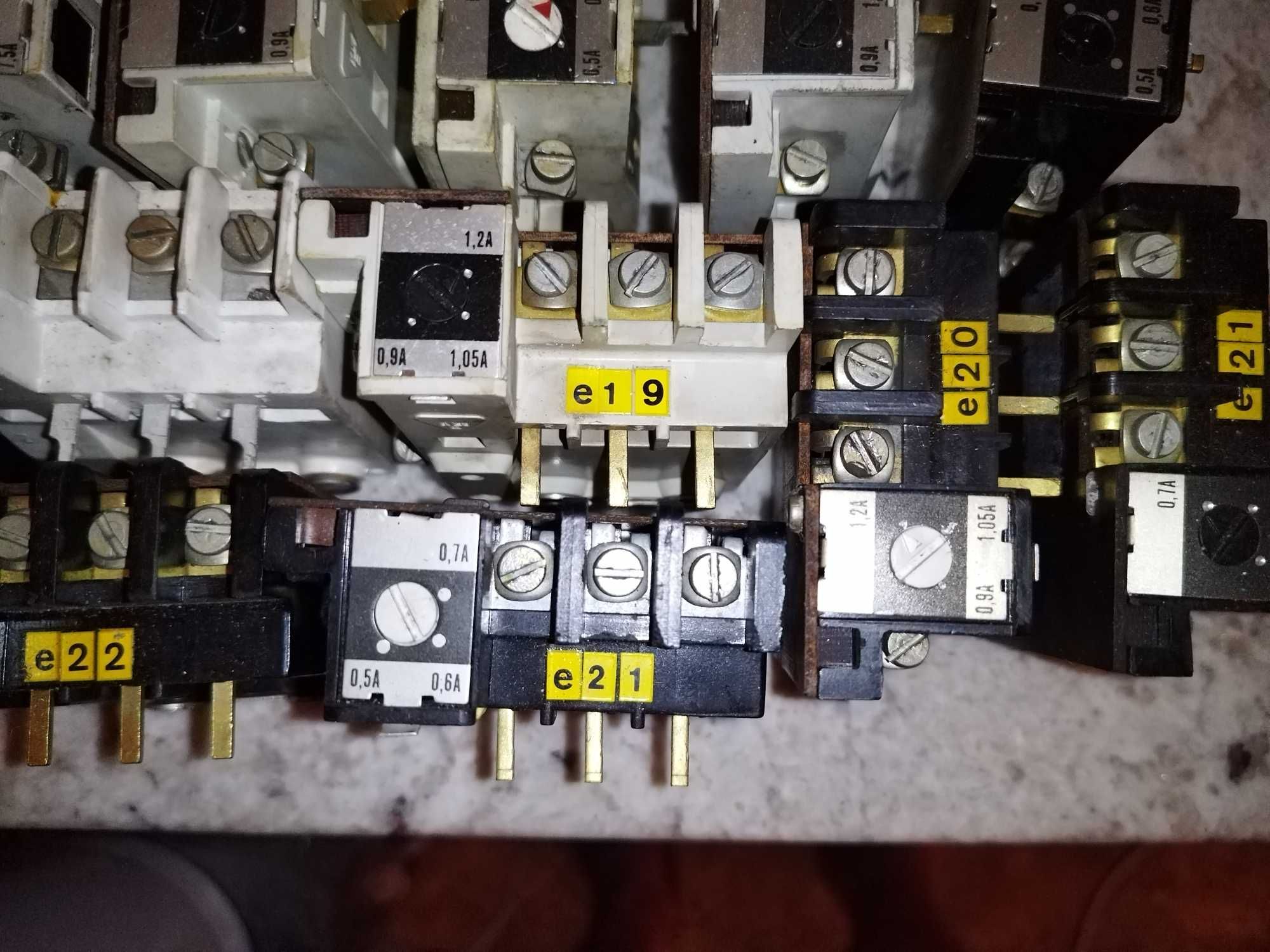 14 szt zabezpieczenia termiczne FAEL PSM-1 i P-16