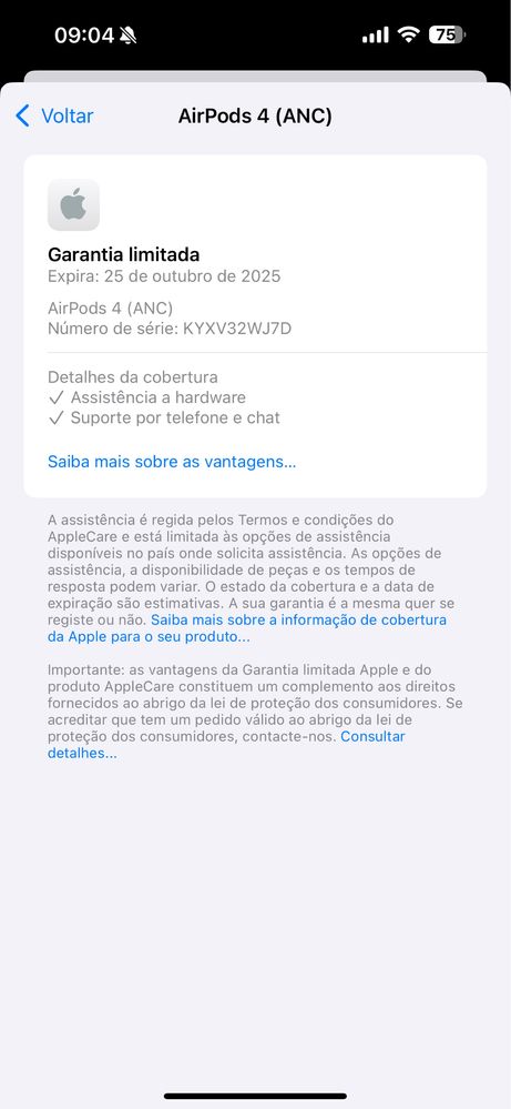 Apple AirPods 4 - Como Novo