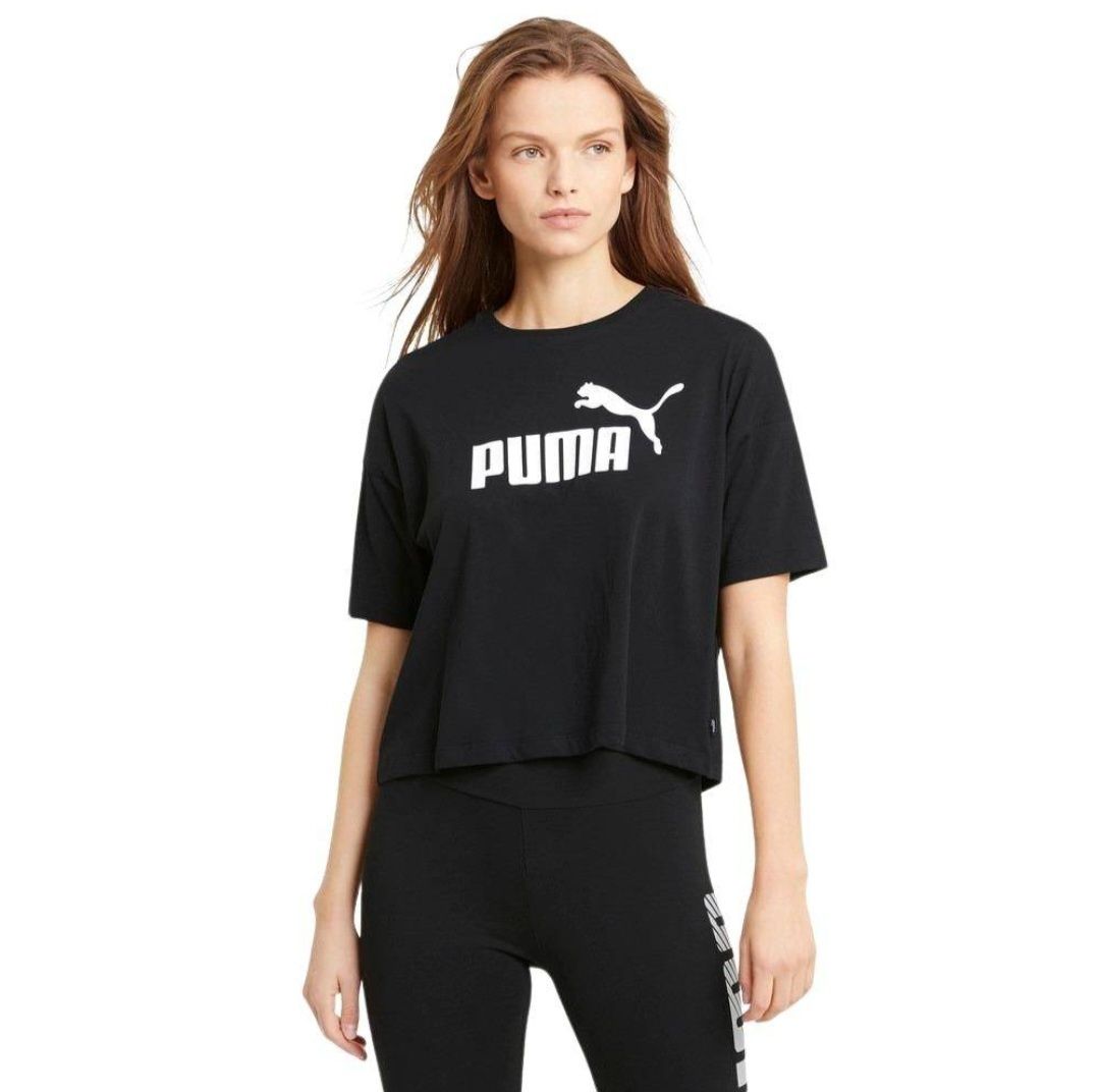 T-shirt krótki oversize Puma Cropped Logo Tee roz. 42/XL