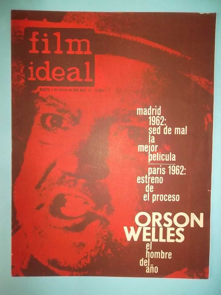 Revista FILM IDEAL de 1963 , Especial ORSON WELLES