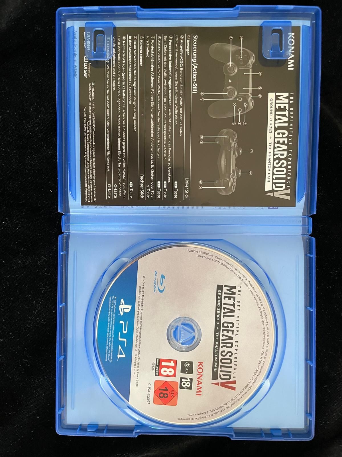 Metal Gear Solid V Definitive Experience na PS4 i PS5 w BDB stanie