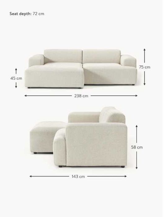 Sofa narożna Melva (Westwing)