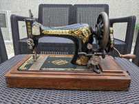 Máquina costura Singer portátil 1905 - item raro, de Colecionador