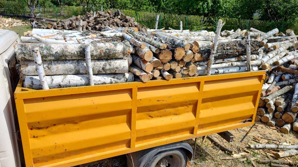Дрова з берези з безкоштовною доставкою по Одесі та області!