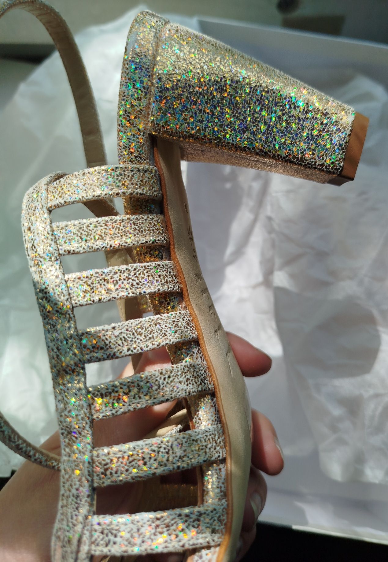 Anniel 38 nowe buty sandały obcasy gladiator
