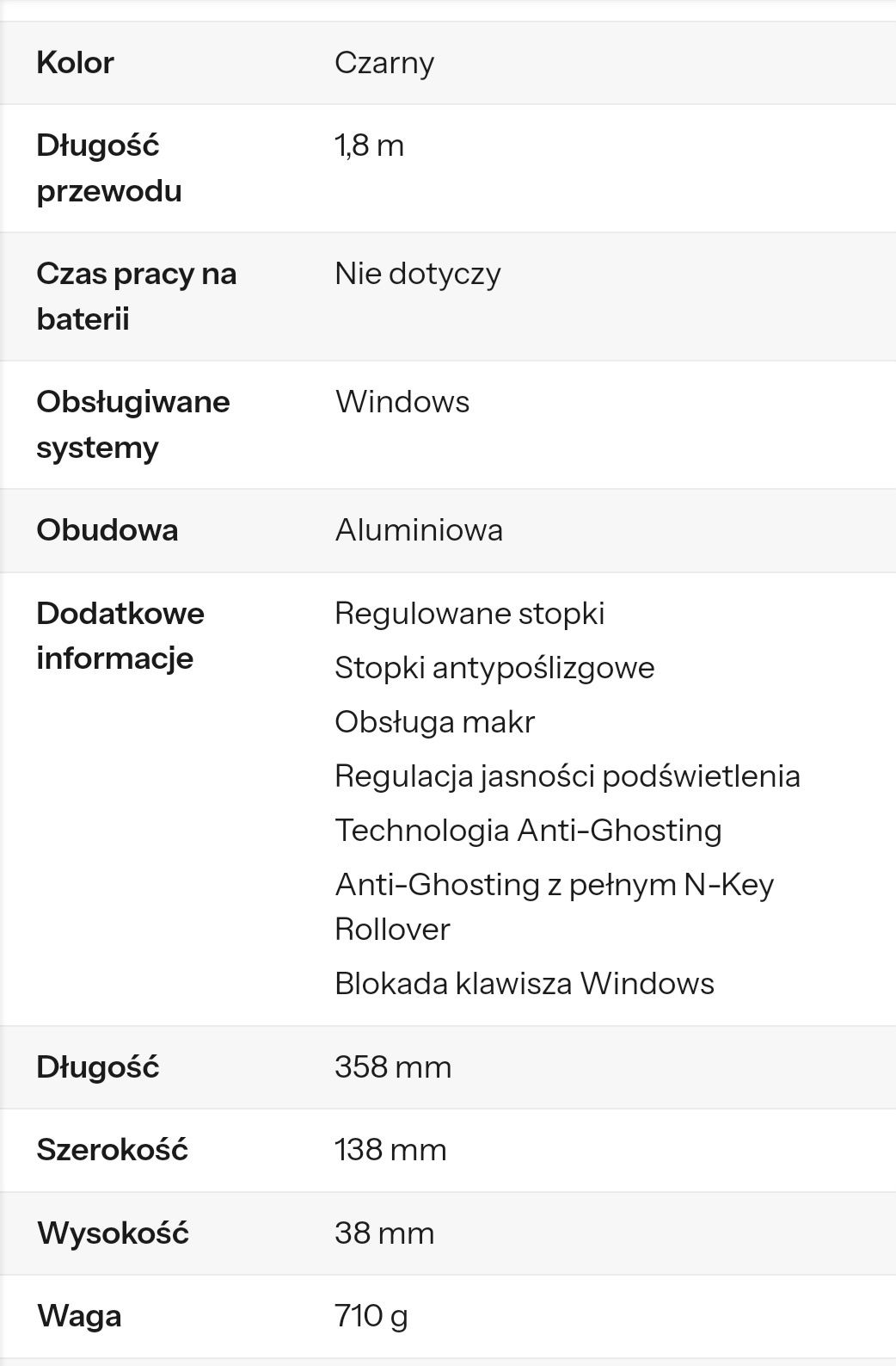 Sprzedam klawiaturę MODECOM Volcano Lanparty RGB (Outemu Blue 90 zł