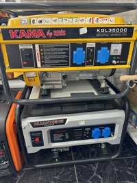 Генератор бензиновый 2.8 кВт, 7.0 HP, 230V, Kama by Reis KGL3500C