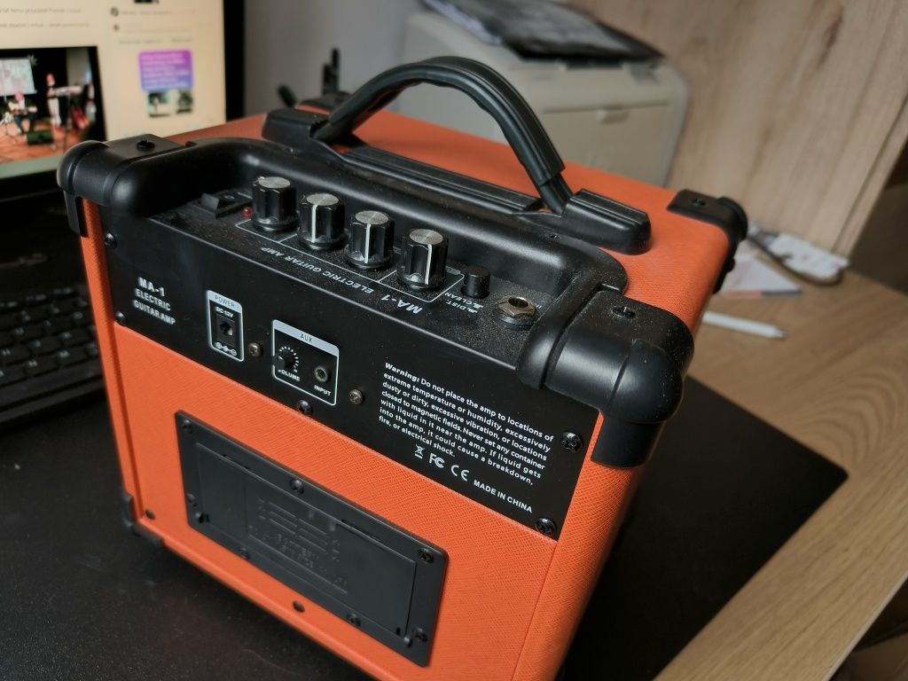 Przetwornik, pickup Fishman + wzmacniacz gitary akustycznej