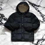 44 S Tommy Hilfiger пуховик куртка зимняя с черный чорний парка