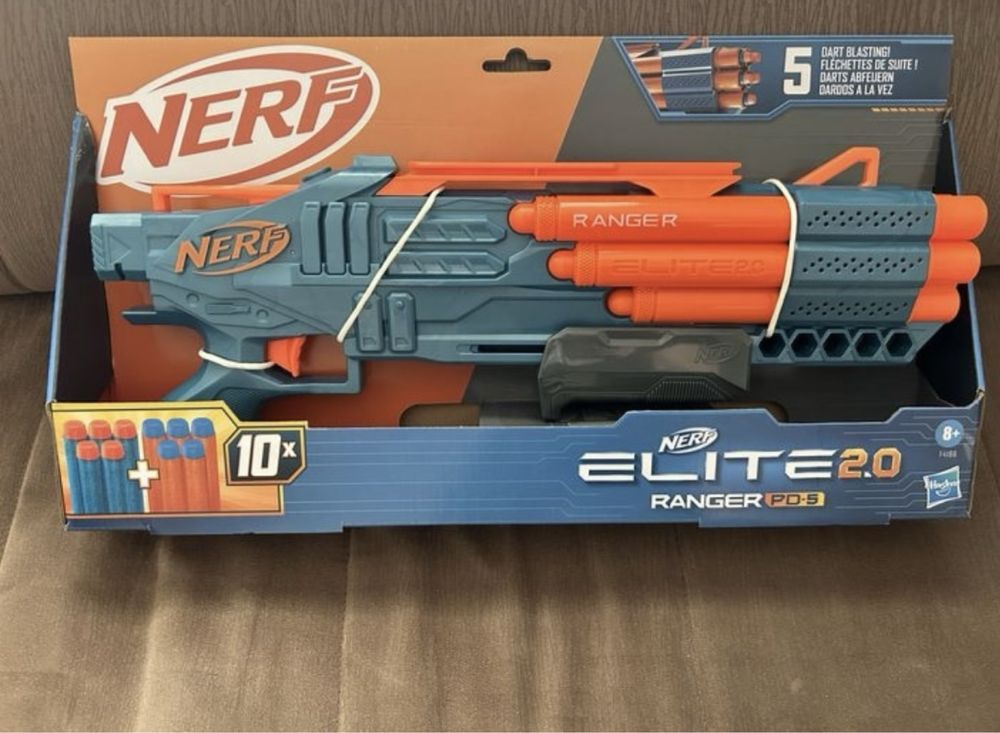 Nowy Hasbro Nerf Elite 2.0 Wyrzutnia Ranger PD-5 F4186.