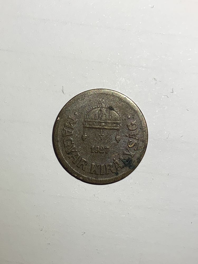 2 fillery 1927 Wegry moneta