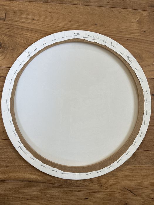 Obraz okrągły ciasto truskawkowe