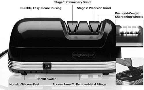 Elektryczna ostrzałka do noży diamentowa uszkodzona