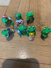Kinder niespodzianka vintage żaby 7 sztuk