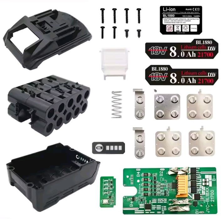 Корпус акамулятора Makita 21700  5s2p для самостійної збірки