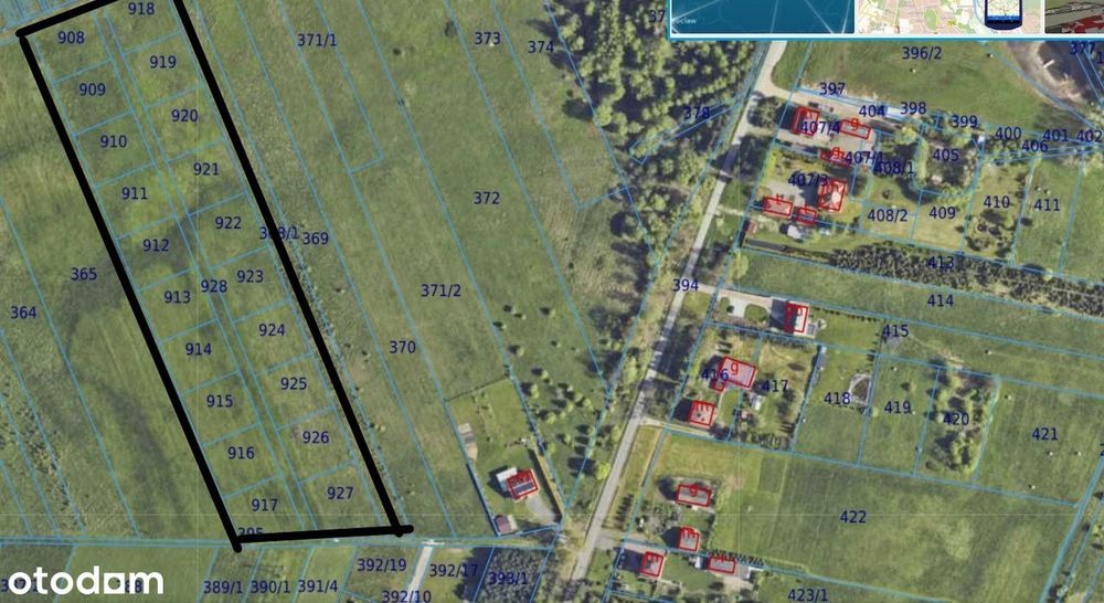 Sprzedaż 20 działek Dąbrowa Górnicza Łazy Błędowskie