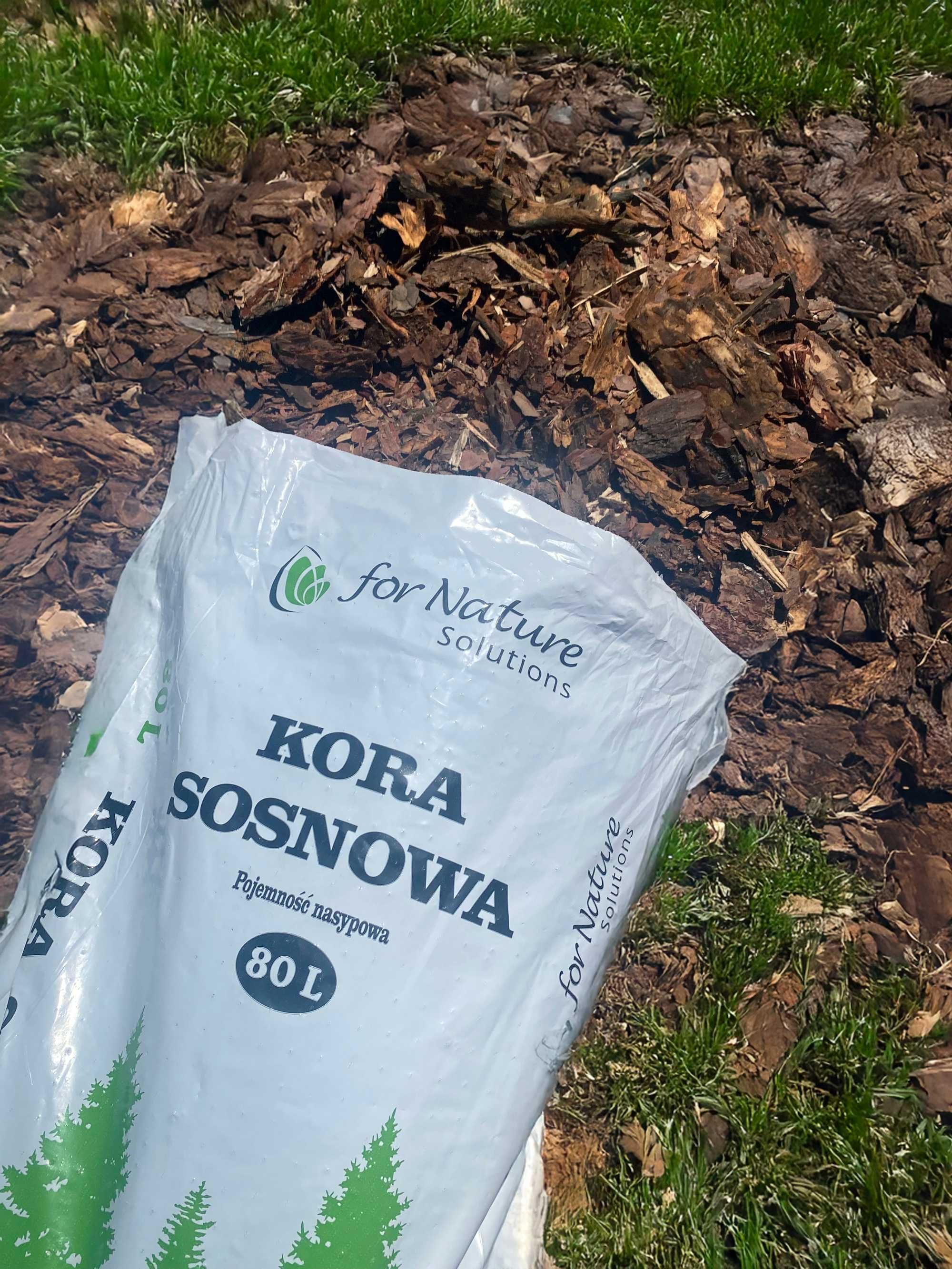 Kora Sosnowa Ogrodowa 80L | SORTOWANA | DOSTAWA | HURT | DETAL | WOREK