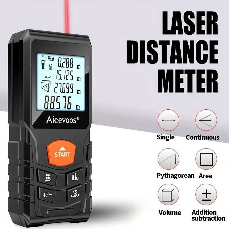Medidor de distância a laser 50 mt. Novo. Em caixa