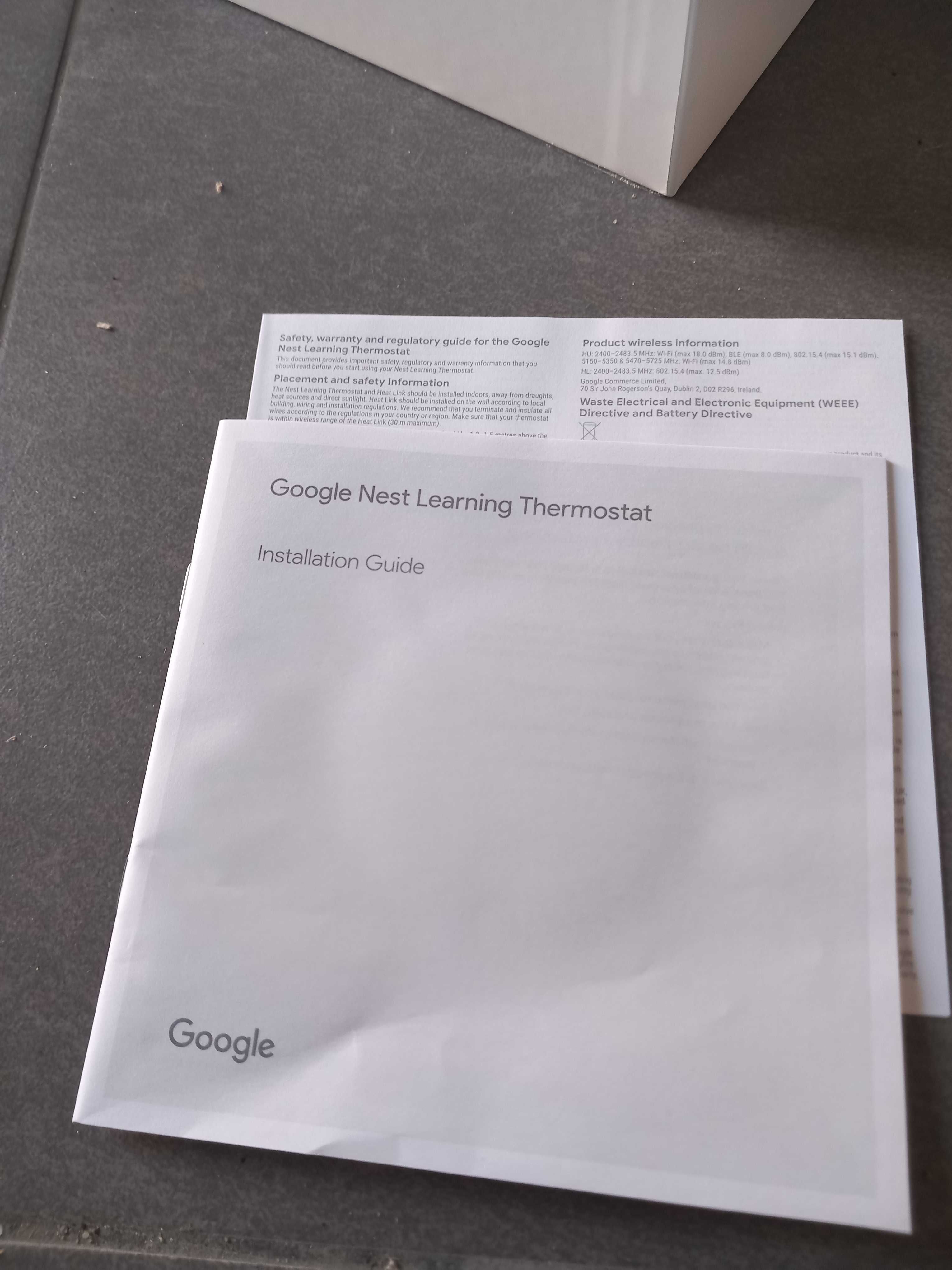 Termostat inteligentny Google Nest 3rd Gen pro edition