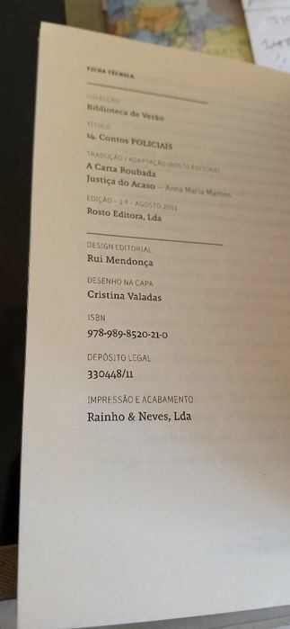 Contos Policiais de Edgar Allan Poe e Anthony Berkeley
