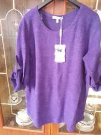 Женский свитер  фиолетового цвета