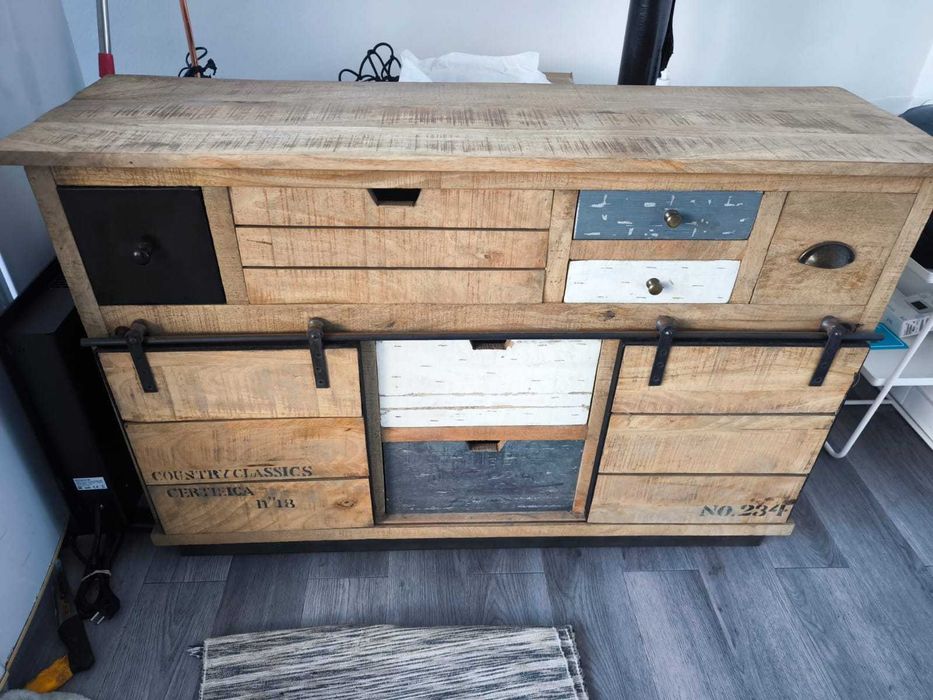 Aparador de madeira TUDOR by BIZZOTO